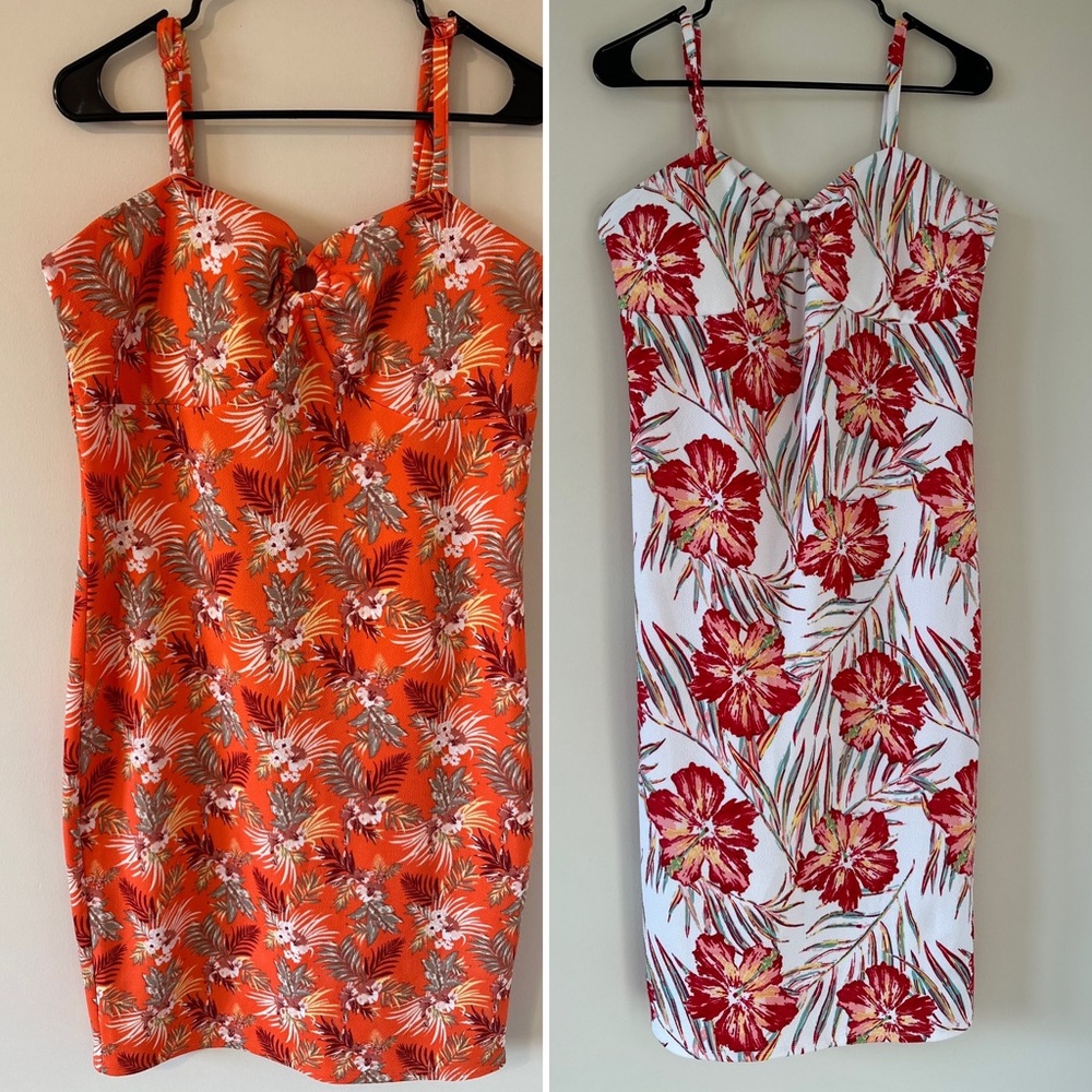 Sundresses-Aloha Bundle-Orange & White-XL